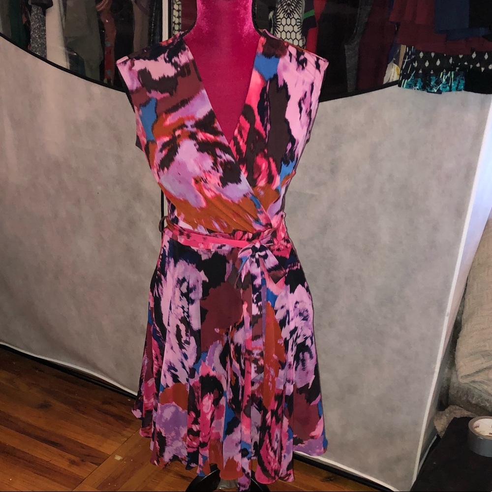 Multi colored pink Taylor dress